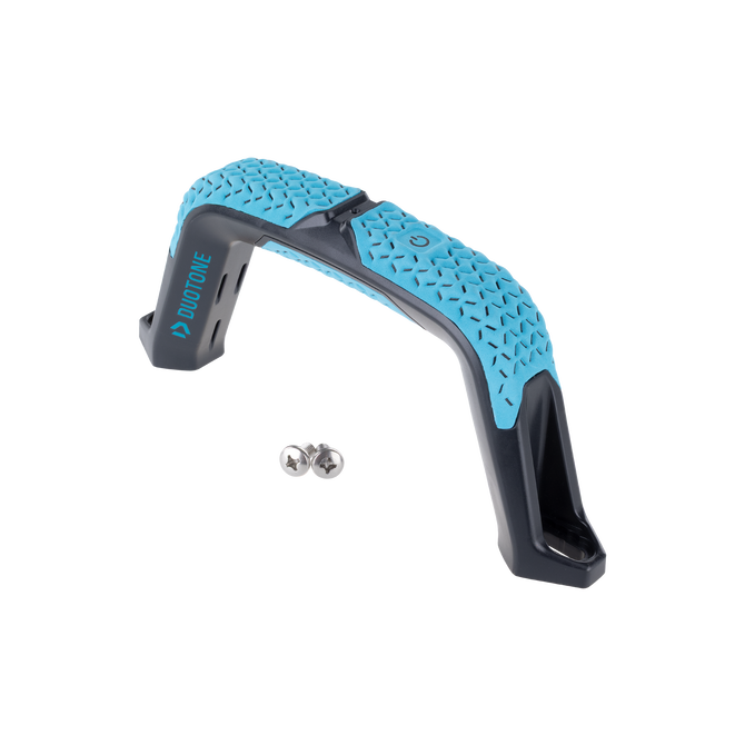 Duotone TS Big Air SLS Kiteboard-Griff Ersatzteil in dunkelgrau und cyan