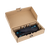 Caja de aletas para tabla de kite Duotone WS 3.5 con cuatro aletas negras y tornillos