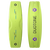 Tabla de kitesurf twin-tip Duotone Jaime Concept Blue en verde lima, vista superior e inferior