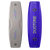 Tabla de kite twin-tip Duotone Jaime SLS en violeta real y gris, vista de cubierta y base